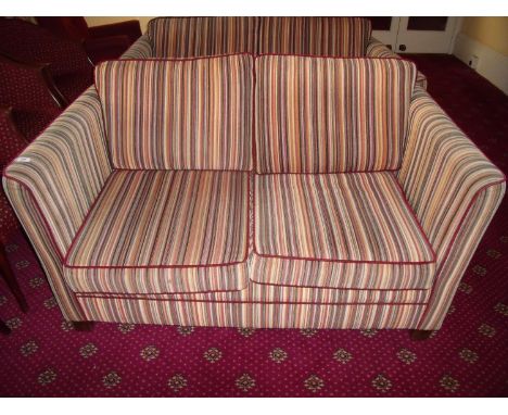 Two seat stripped sofa 