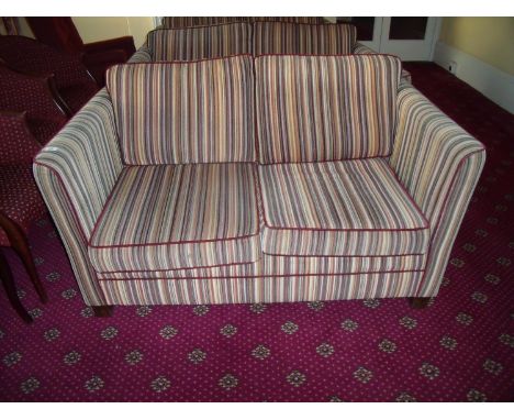 Two seat stripped sofa 