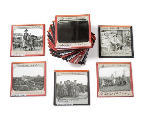 Robert John Welch, Photographer (1859-1936) - a Collection of Nineteen Magic Lantern Slides of the West Coast of Ireland, sho