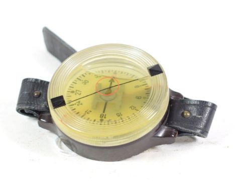 A Third Reich Luftwaffe Pilot's Wrist Compass, model AK 39, further stamped, ''Fl 23235-1'' and bearing serial number 3845732