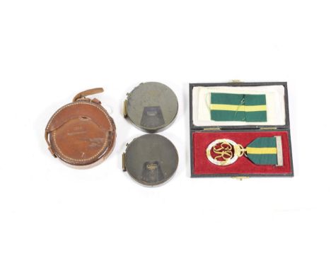 A Queen Elizabeth II Efficiency Decoration, to Major T.Donkin T.D., the reverse dated 1951, with investiture notice, original