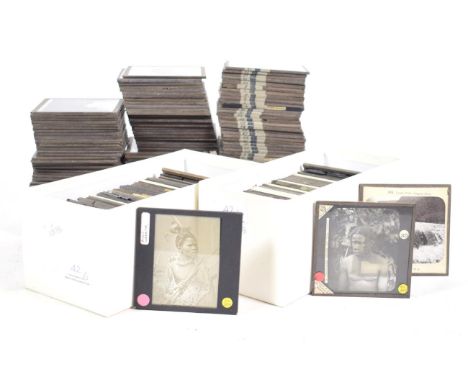 Africa - a Collection of One Hundred and Forty Five Magic Lantern Slides, most by George Washington Wilson, showing tribes pe