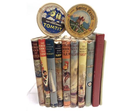 [CHILDRENS]  Eight Wonder Books, comprising those for the R.A.F.; Aircraft; Railways; Ships; Motors; The Army; The Navy; and 
