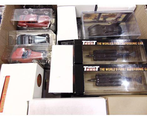 ASSORTED DIECAST MODEL VEHICLES &amp; OTHER COLLECTABLES  comprising seven Eaglemoss 1/43 scale Batman Collection model vehic