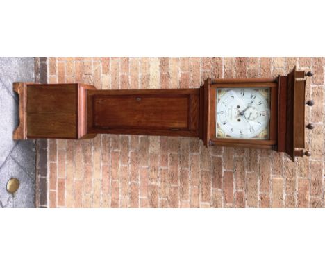 AN EARLY 19TH CENTURY 8-DAY LONGCASE CLOCK  the enamel dial with subsidiary seconds dial and date aperture, signed 'R Summerh