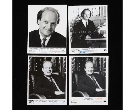 Group of four gelatin silver prints and original vintage photographic reproductions related to Kelsey Grammer from the archiv