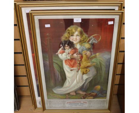 Three early 20th Century lithograph trade calendars  