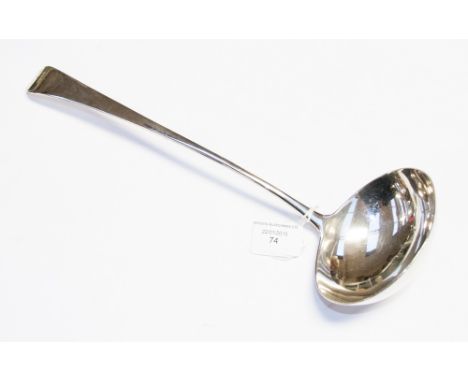 A George III silver ladle, London 1813, total weight 5.06ozt