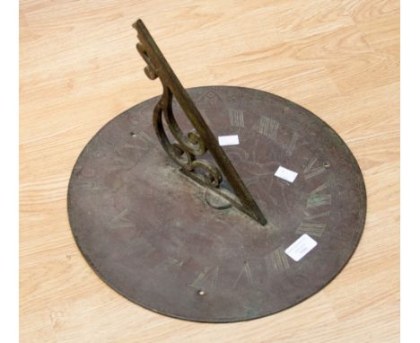 A brass sundial dated 1616, but possibly c.1900