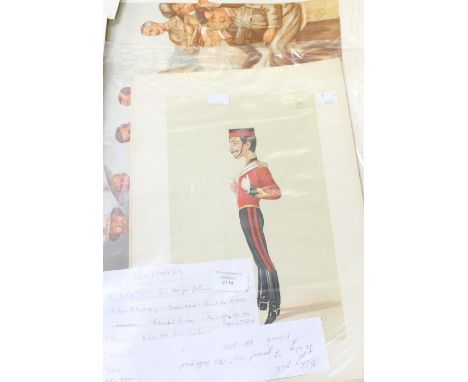 Vanity Fair prints - Military and "A General Group" double print 1902