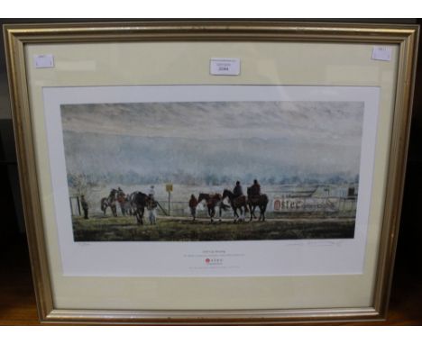 A Dent D.M 'Gold Cup Morning' signed print 