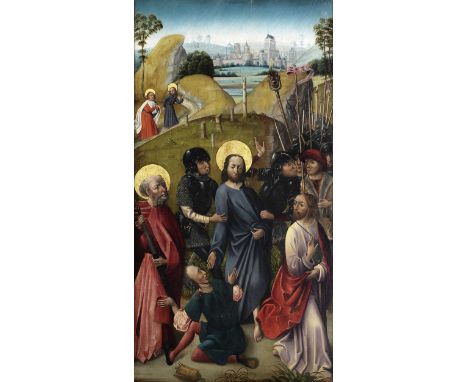 German School, 16th CenturyThe Taking of Christ  oil on panel117.5 x 61.4cm (46 1/4 x 24 3/16in).Footnotes:ProvenanceE. Windl