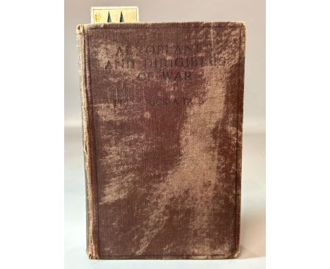A book titled "Aeroplanes and Dirigibles of War" by Frederick A. Talbot./ AN32Published by William Heinemann, London, 1915, t