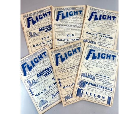 Six original editions of Flight: The Aircraft Engineer & Airships magazine, dating from November to December 1929.These publi