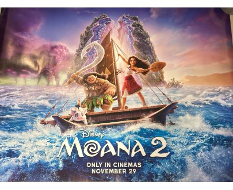 'Moana 2', Disney 2024, UK Quad film poster, 30" x 40", rolled / T13