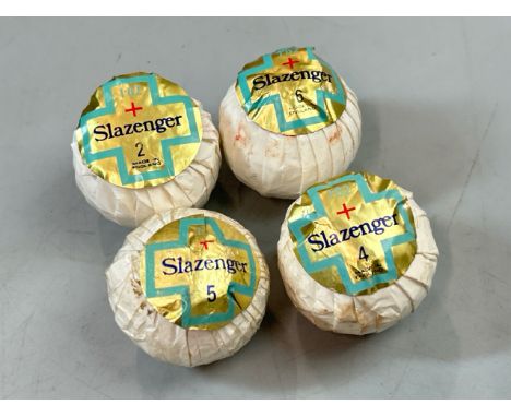 Golf - four vintage Slazenger Plus 1.62 golf balls in original unopened wrappers / T38 