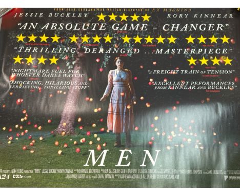 'Men', Jessie Buckley, Rory Kinnear, 2022, UK Quad film poster, 30"x 40", rolled / T13
