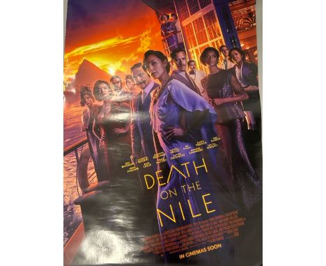 'Death on the Nile', Kenneth Branagh, Gal Gadot, 2021 UK One Sheet film poster, 27" x 40", rolled / T13