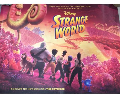 'Strange World', Disney 2022 UK Quad teaser film poster, 30" x 40", rolled / T13
