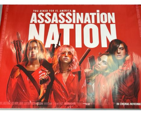 'Assassination Nation', Bella Thorne, Bill Skarsgard, 2018 UK Quad film poster, 30" x 40", rolled / T13
