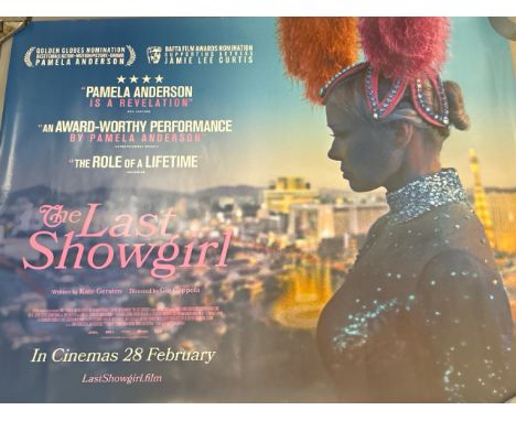 'The Last Showgirl', Pamela Anderson, 2024 UK Quad film poster, 30" x 40", rolled / T13