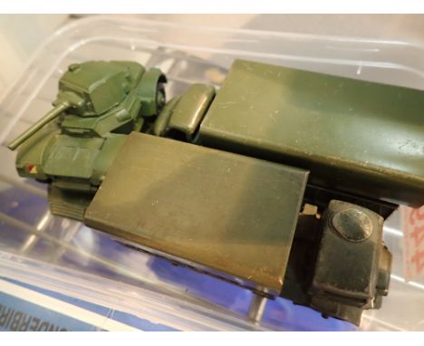 Dinky toys Army wagon three tonne Army wagon scout car and armoured car