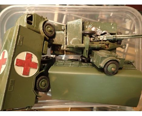 Dinky recovery tractor 10 tonne Army track military ambulance field gun and limber