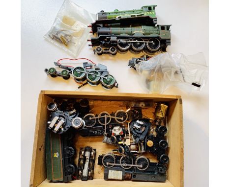 OO Scale Quantity of Loco Chassis / Motors / Bodies etc - For Spares / Repairs