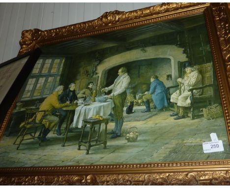 Gilt framed classical print
