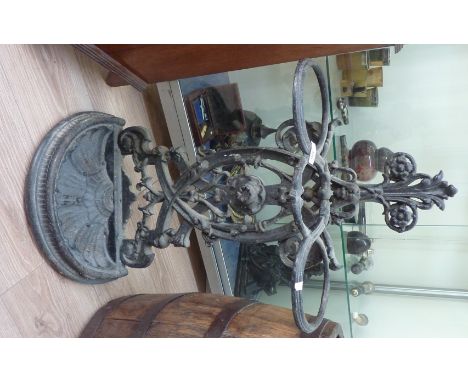 Victorian cast metal stick stand