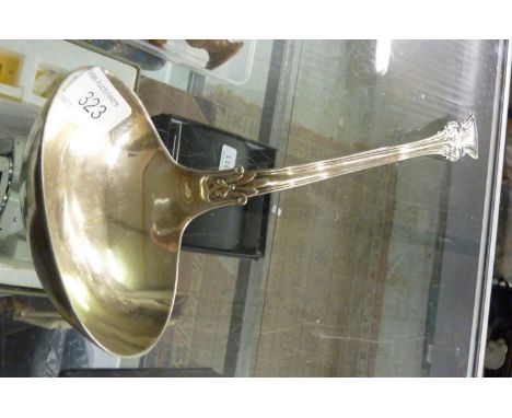 Large quality silver plated ladle