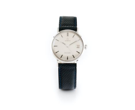 Seamaster model. Winding mechanical movement (cal. 610) with date at 15h. Stainless steel case qith ref. Nº 14775. In excelle