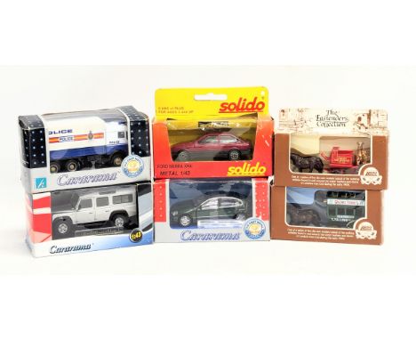 A collection of model cars. Including 3 Cararama, Solido, and Lledo The EastEnders Collection. 