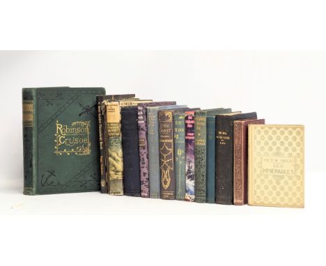 A collection of vintage novels including Les Misérables by Victor Hugo (French Edition), Charles Dickens, Agatha Christie, Al