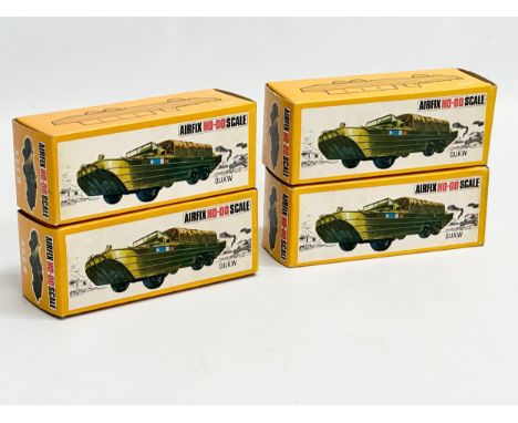 4 boxes of vintage Airfix H0-00 Scale model kits. D.U.K.W 