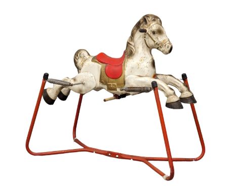 A vintage Mobo Prairie King child's horse 