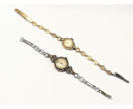 2 vintage ladies watches, 1 rolled gold. 