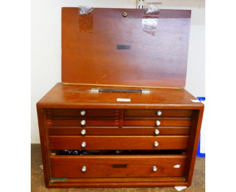 A Union beech engineers tool chest, containing tools 