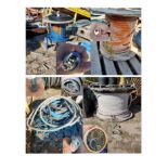Approx 119 spools of cable