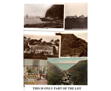 St Helena x 12 cards. Incl Napoleons House, Jacobs Ladder, Wharfe…