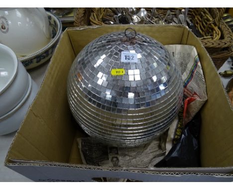 Mirrored vintage type disco ball