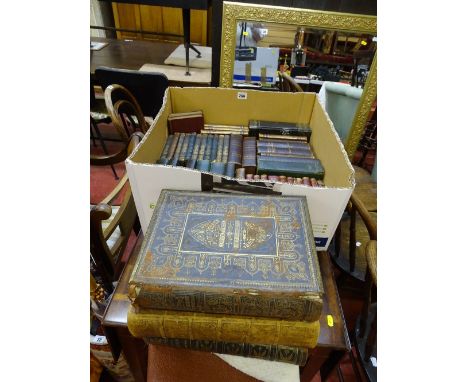 Good box of vintage books, an English and a Welsh family Bible and a Victorian book on Livingstone translated into Welsh