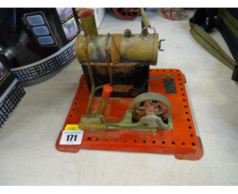 Mamod live steam stationary engine