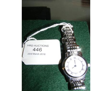 A lady's Dreyfuss & Co. wrist watch with original strap 