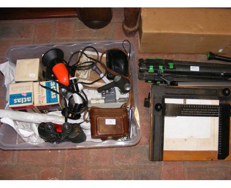 Binoculars, camera and equipment 