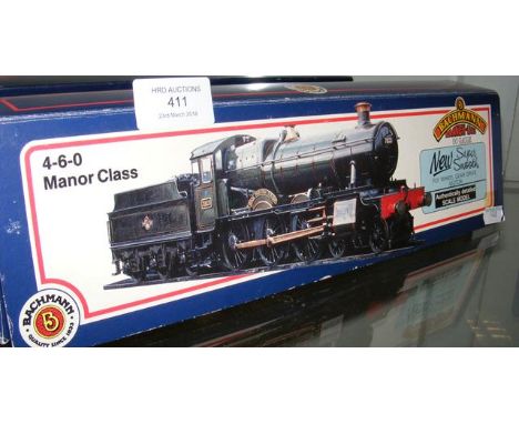 A Bachmann Locomotive and Tender "Manor Class" - Model 31-301 
