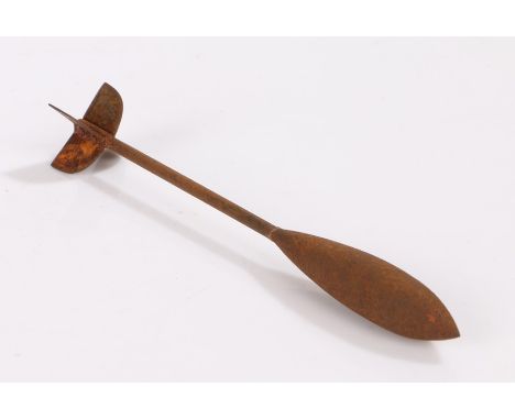 First World War British Bristol Pattern anti personnel flechette with fixed tail fin, dropped from aircraft by the Royal Flyi