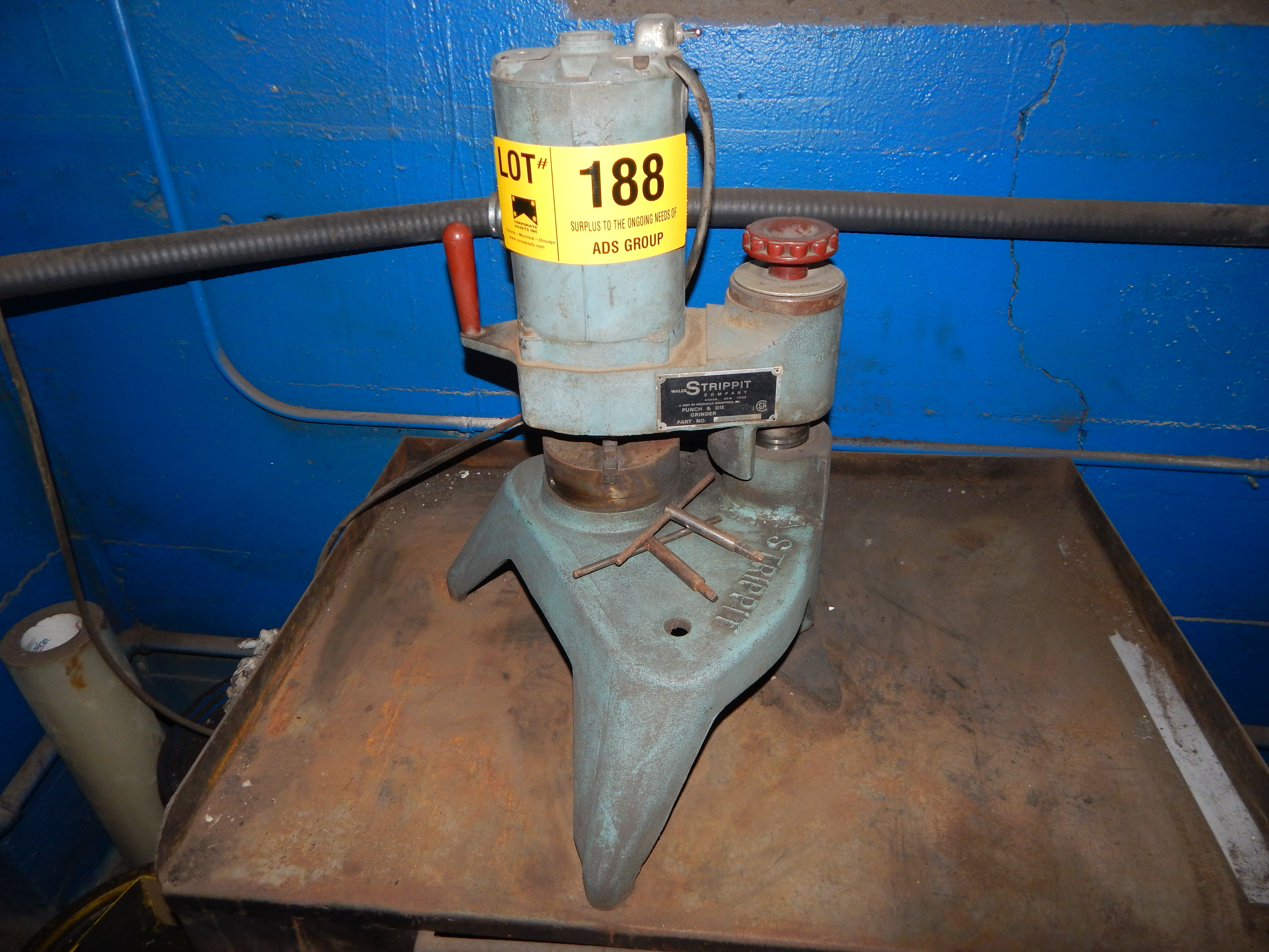 STRIPPIT PUNCH AND DIE GRINDER WITH