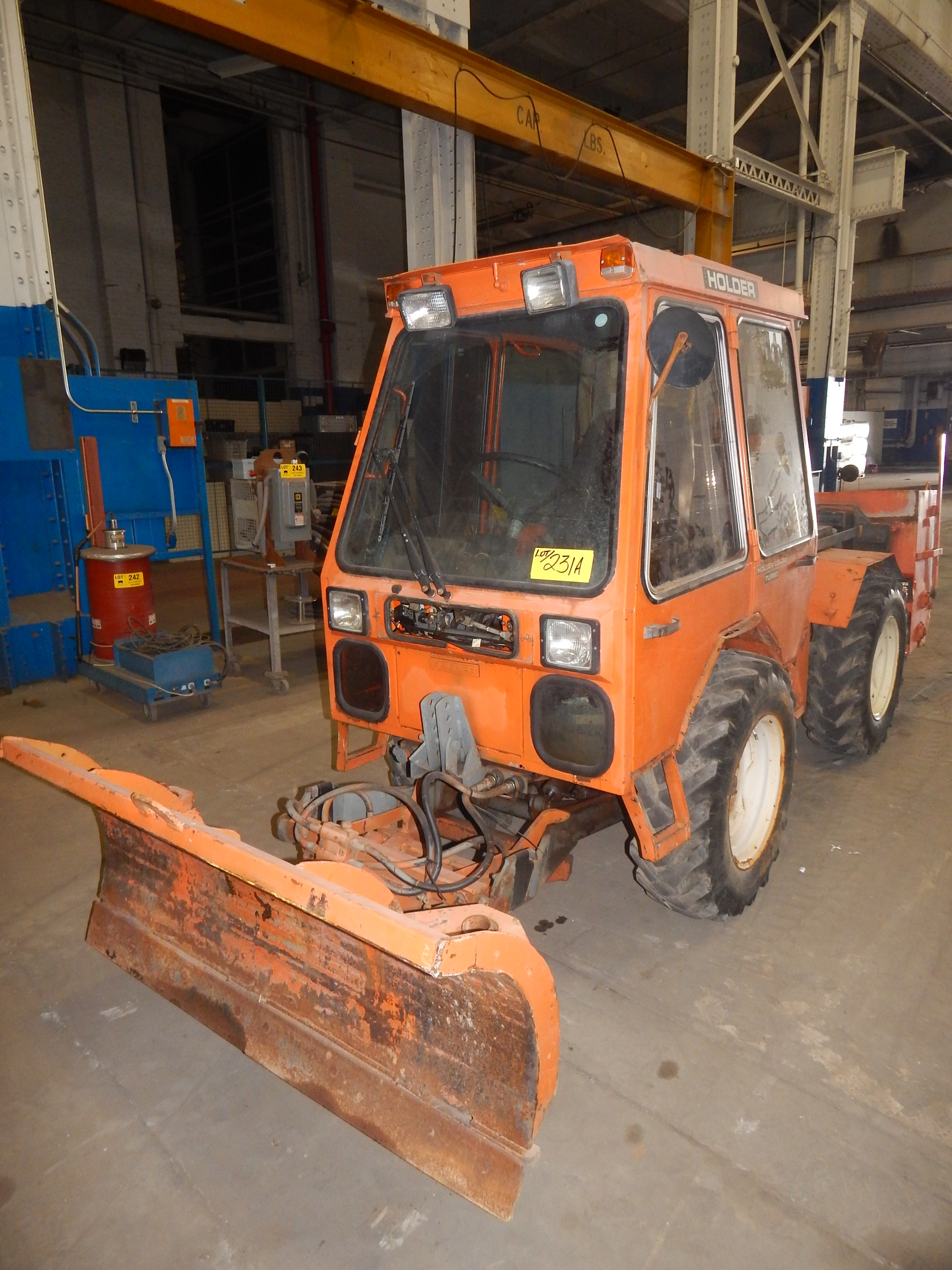 HOLDER C6000 TURBO UTILITY SNOW PLOW WITH SALTER ATTACHMENT S/N N/AÂ