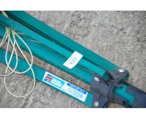 A three prong rotary washing line.